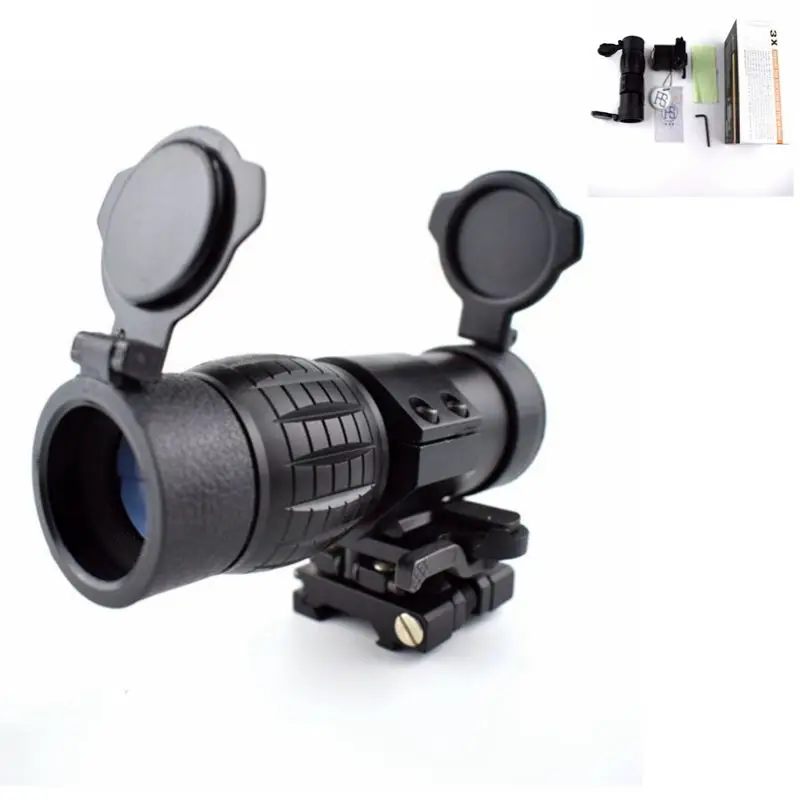 Hot Sale Tactical 3X Magnifier Scope Airsoft Hunting Shooting Magnifier