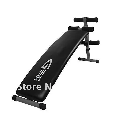 Free Shipping Crescendo Fitness Curved Sit Up Bench Max Load