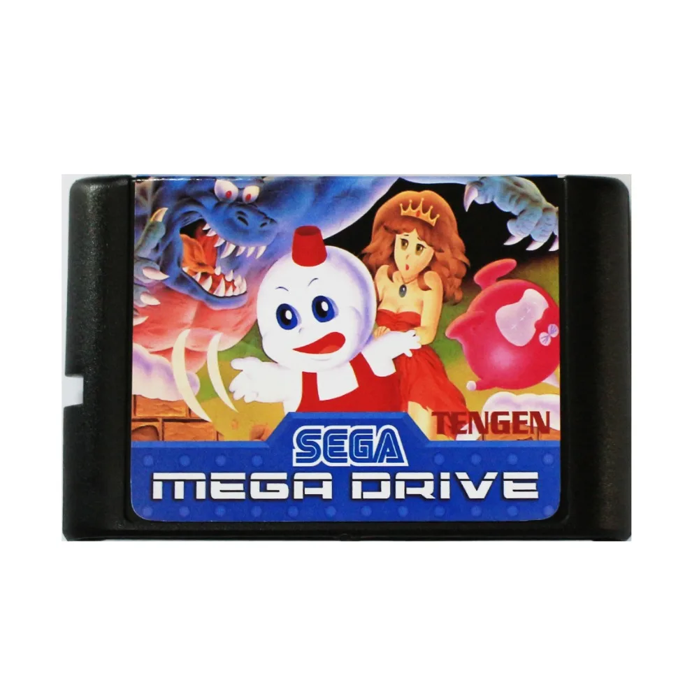 Игровая карта Snow Bros Nick N' Tom 16 bit MD для Sega Mega Drive SEGA Genesis | Электроника