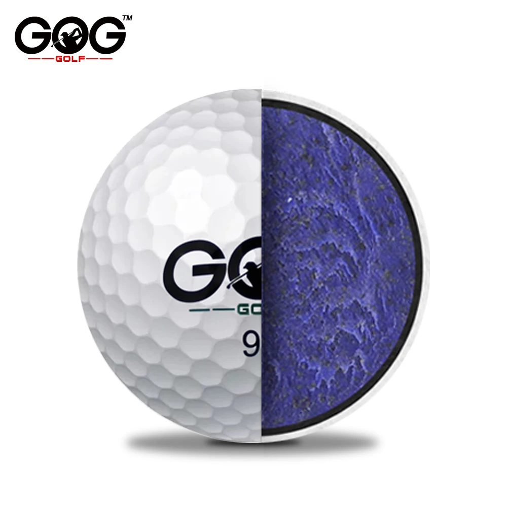 10 pcs Brand GOG 3-Piece Golf Balls Golf Game Ball Super Long Distance Golf Balls 10pcs/lot