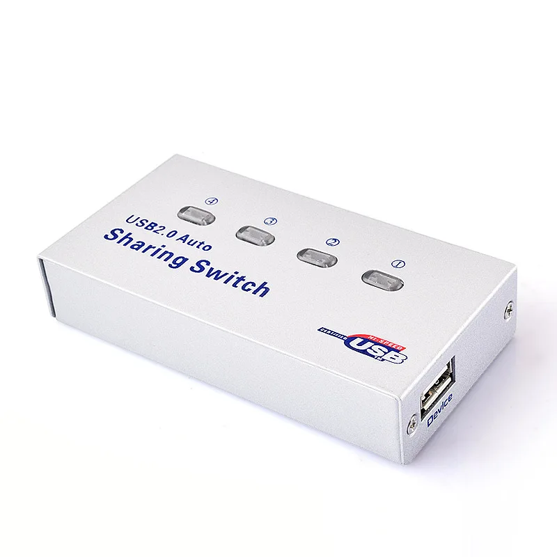 Usb printer automatic switcher HUB splitter 4 hosts share a printer to send 4 print cables to support any USB interface Usb printer automatic switcher HUB splitter 4 hosts share a printer to send 4 print cables to support any USB interface