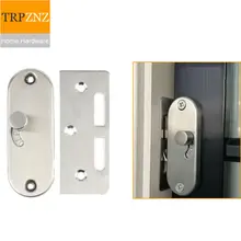 Serrure de porte coulissante, verrou à boulon Vertical, serrure à crochet pour porte en bois, en alliage d'aluminium, facile à installer, quincaillerie domestique, nouveau design