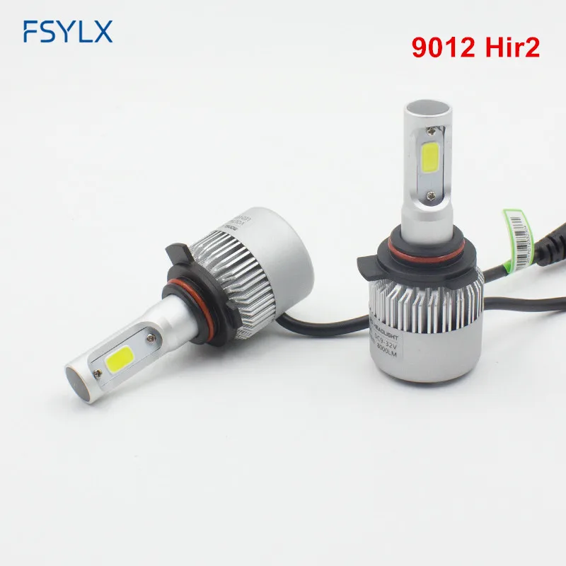FSYLX 9012 hir2 COB 72 Вт 16000lm светодиодный фонарь для Opel zafira Edge Regal IX35 TUCSON Автомобильный