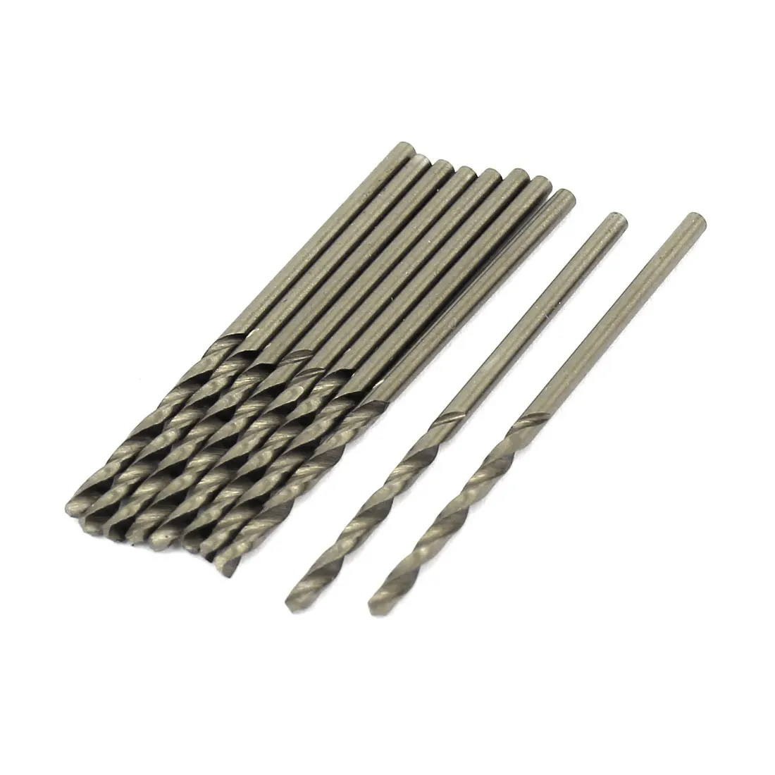 

UXCELL 1.7Mm Dia 20Mm Flute Length Hss-Co Straight Shank Cobalt Drilling Bit 10Pcs