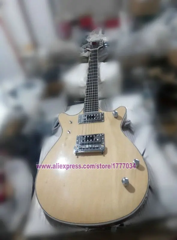 

Free shipping Double Cutaway Solid Body Quality Replica Guitar G6131MY Malcolm Young II Electric Guitar Chrome Pickups Tuners