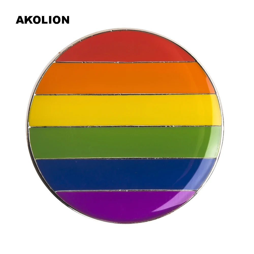 Asexual Pride Радужный Флаг Rozet металлический значок брошь для рюкзака для подарка XY0315