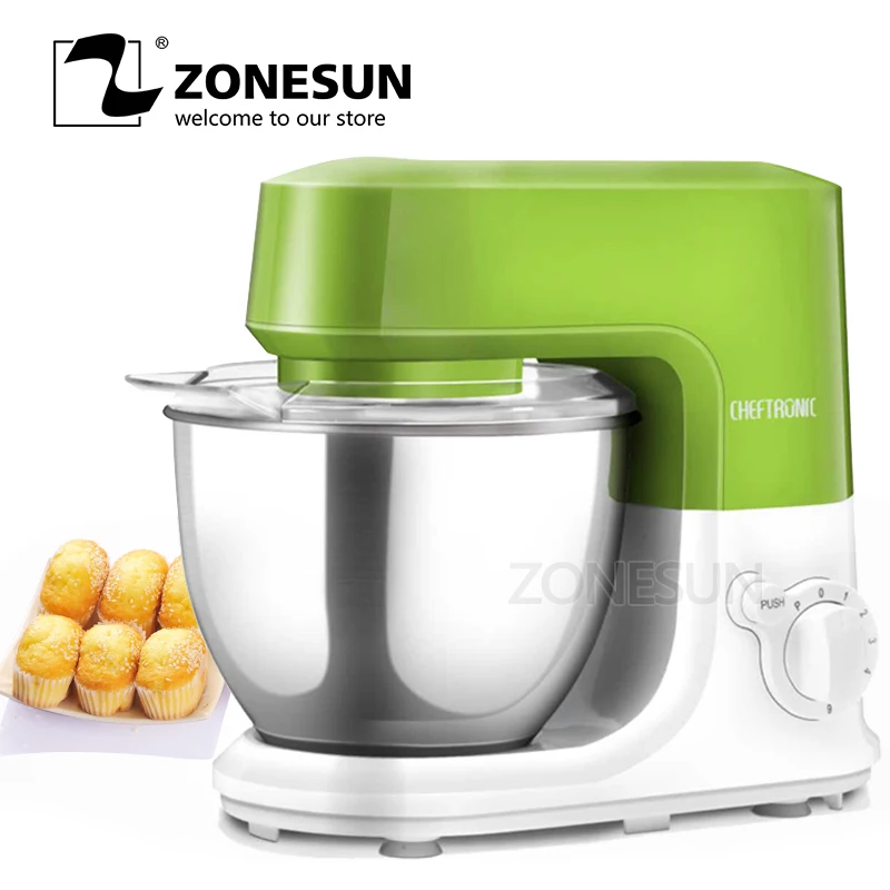 ZONESUN Kitchen Electric Portable Blender Stand Hand Mixer For Bread Egg Dough Multi Function Immersion Blenders | Дом и сад