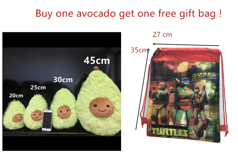 Buy one avocado get one free gift bag !