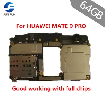 

JUN FUN 4GB RAM 64GB ROM For HUAWEI Ascend MATE 9 PRO Motherboard Unlocked Mainboard EMUI Logic Board With Full Chips