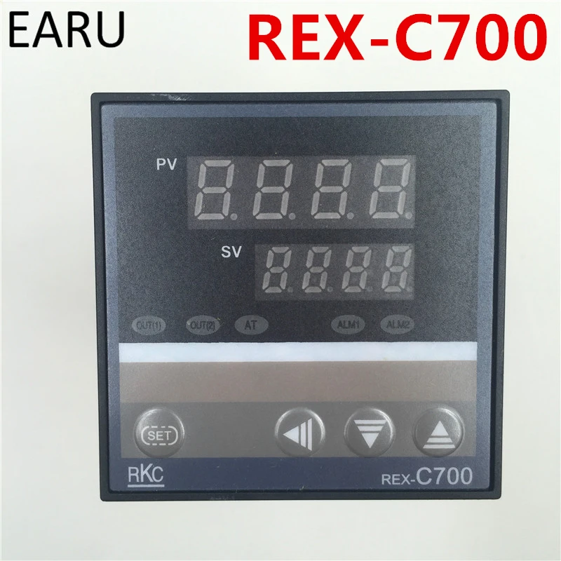 Digital PID Temperature Controller REX-C700 Thermocouple Input SSR//RELAY Output