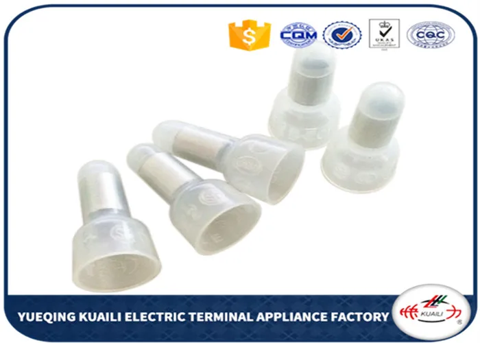 

100PCS Nylon Crimp Caps 12-10 AWG Gauge Wire Connectors Terminals Close End Wire Terminal