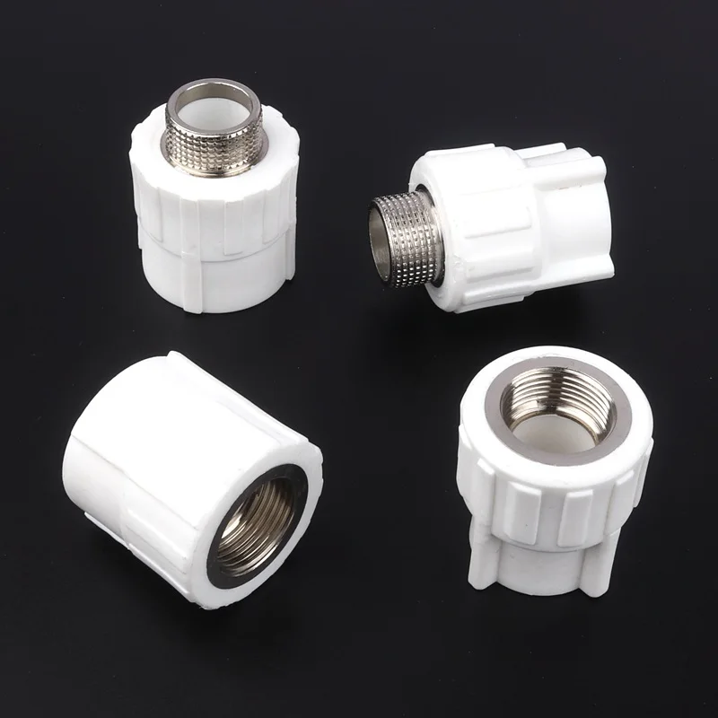 Free Shipping PPR Garden Water Connectors Agriculture Irrigation System Fountain Connector Copper Thread Reducing Joint | Дом и сад