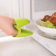 2 шт Термостойкая Силиконовая прихватка толстый гриль для приготовления пищи перчатки печи перчатка для выпечки кухонная перчатка для барбекю Кухонные гаджеты