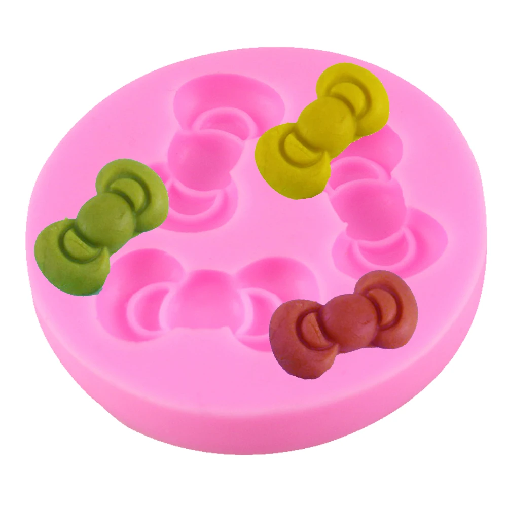 

3D Bow Silicone Cake Fondant Molds Chocolate Moulds Baking Tools