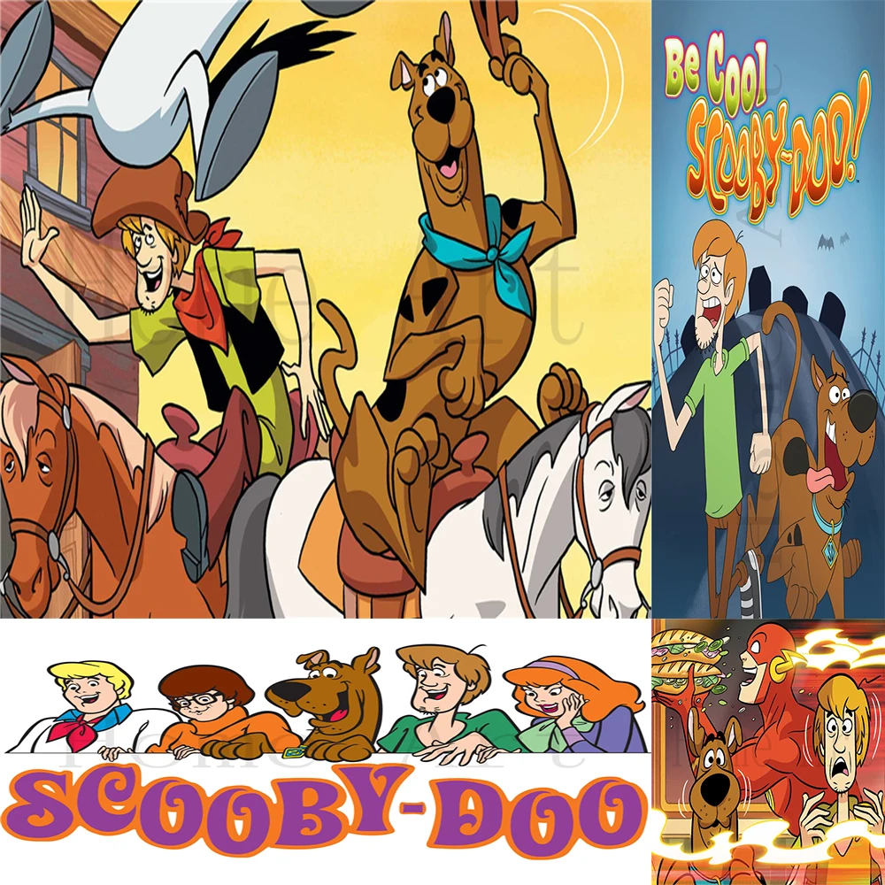 Постер Scooby doo прозрачные наклейки на стену украшение для дома высококачественные