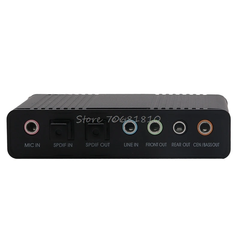 USB 5,1 канальный Внешний Оптический Аудио волокно Звуковая карта S/PDIF для ноутбука ПК Прямая поставка