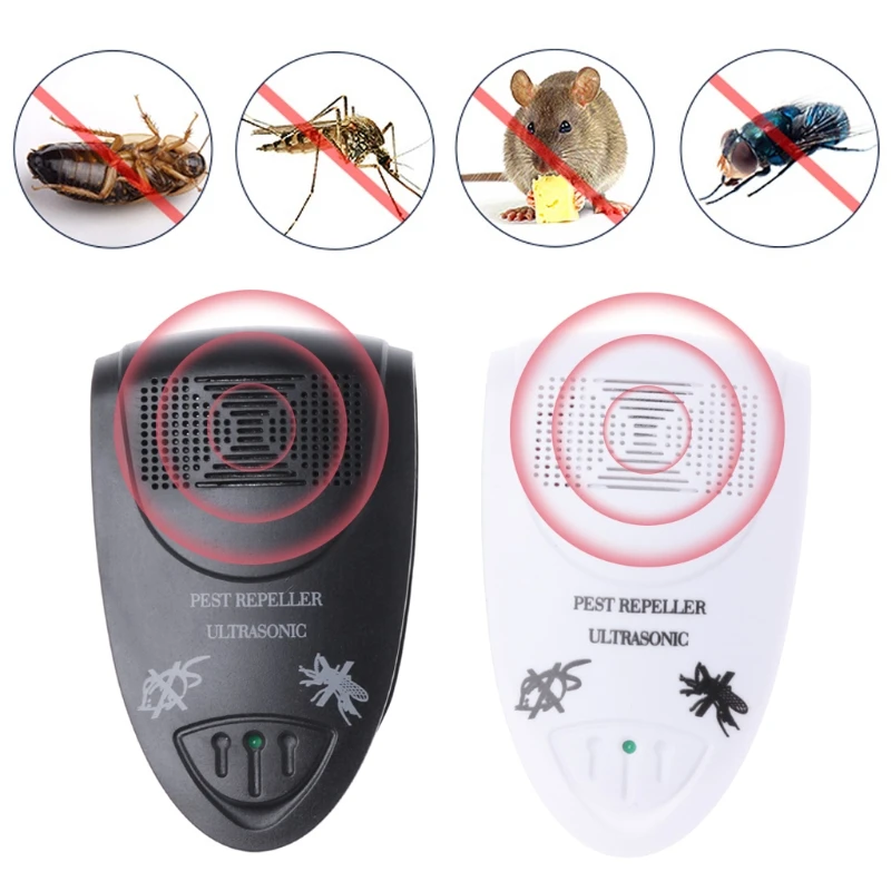 

Ultrasonic Pest Repeller Control EU Plug Ultrasonic Repeller Mosquito Electronic