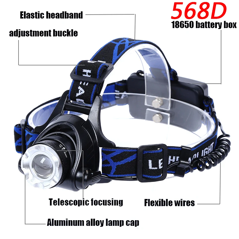 Светодиодный налобный фонарь Litwod Z20568 CREE XM L2 U3 с датчиком движения|Налобные