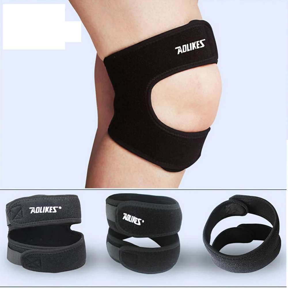 Adjustable 1piece Sports Leg Knee Support Brace Wrap Protector Pads