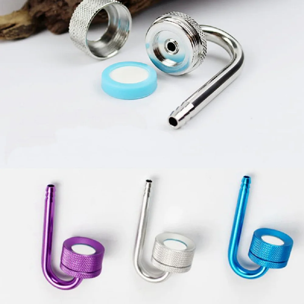 

Aluminum Alloy Aquarium CO2 system nano Diffuser Fish Tank Live Plant Carbon Dioxide Atomizer reactor Suction cup 4*6mm Tube