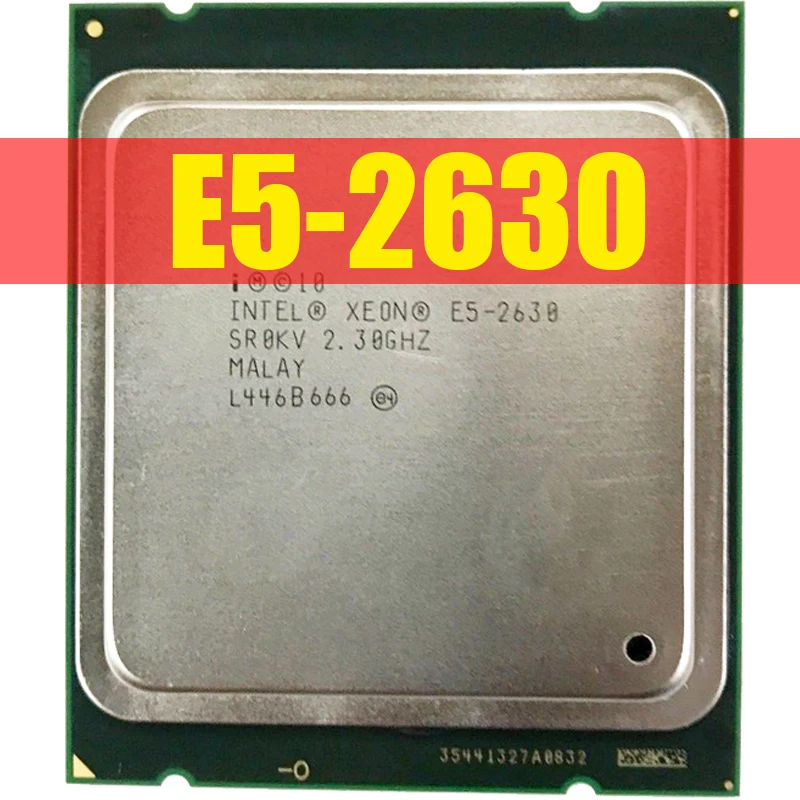Intel xeon e5 2630 SR0KV 2,3 GHz 7.2GT/s 15 MB seis CORE LGA2011 E5-2630 Processore CPU normal work