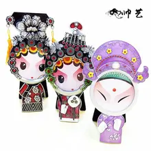 Креативные винтажные Мультяшные Металлические Миниатюрные фоторамки Свадебные Подарки Китайская культура опера ремесла с коробками