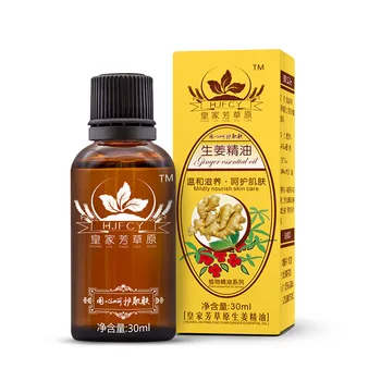 

Hot Sale Pure Plant Essential Oil Ginger Body Massage Oil 30ml Thermal Body Ginger Essential Oil For Scrape Therapy SPA FD