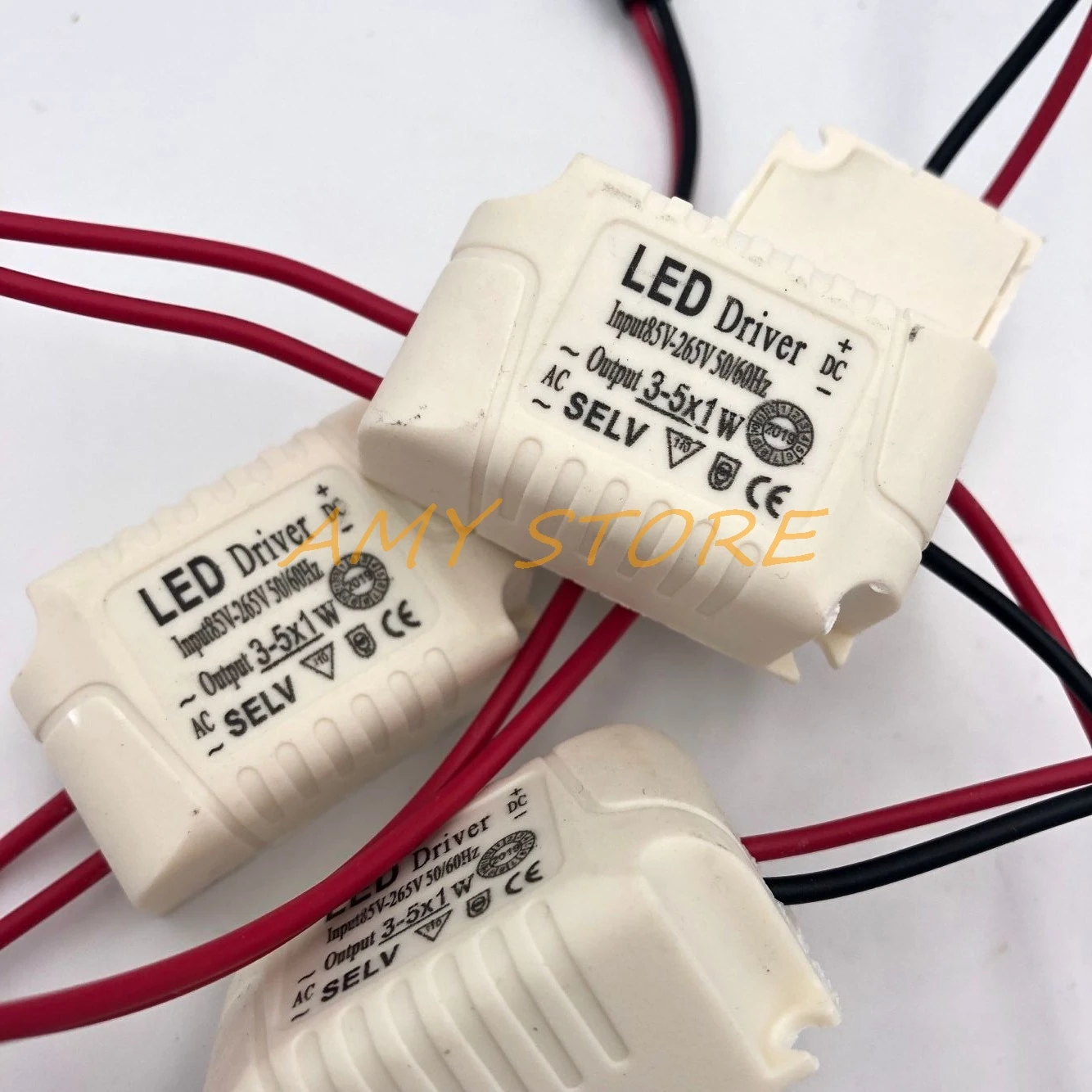 4 шт. Вход AC 85-265 V Выход DC 10-20 V 300mA(3-5) x1W светодиодный Питание драйвер конвертер
