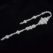 TOPQUEEN S357 свадебный пояс горный хрусталь ремни женский пояс для свадебного платья ремешок для свадебного платья свадебные пояса 1 см лента