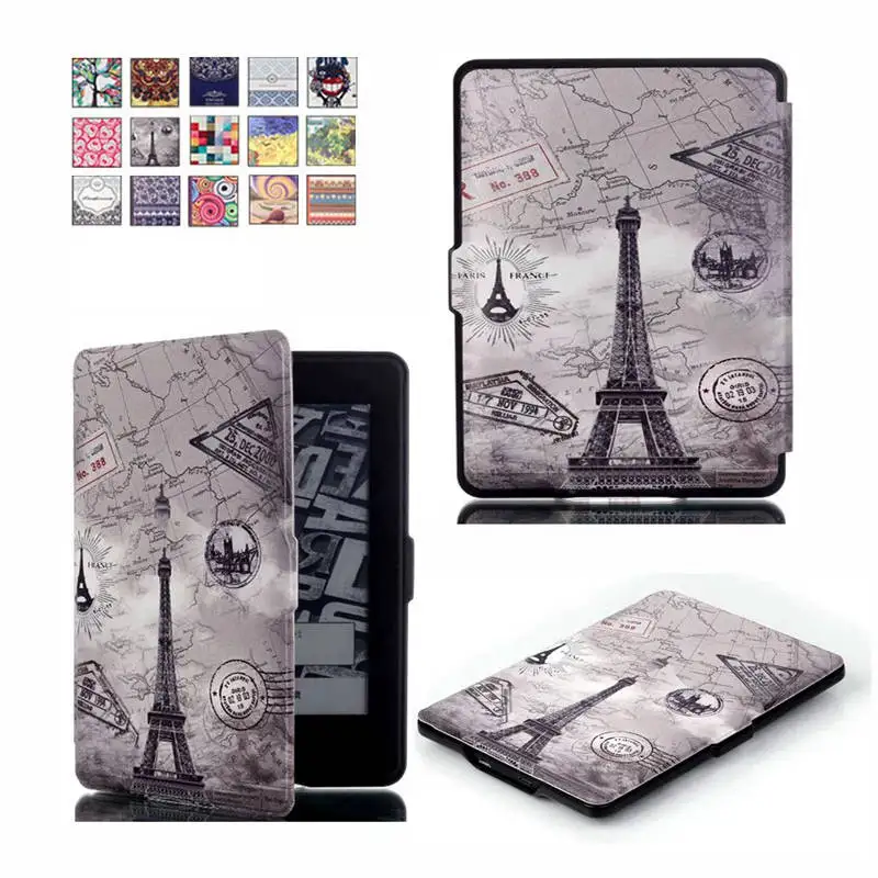 PU Leather eReader capa Case For Amazon Kindle Paperwhite