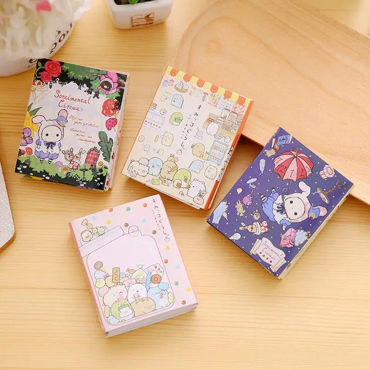 Sumikko Gurashi Sentimental Circus 6 раз самоклеющиеся memo pad Sticky закладка для заметок школьные