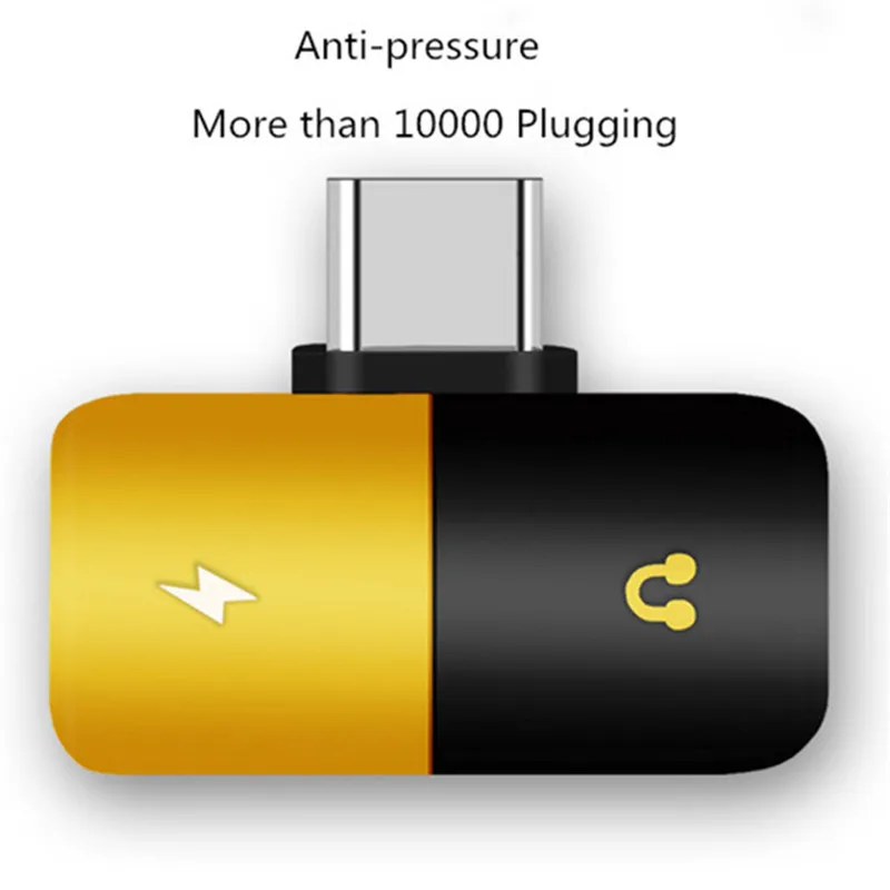 3.5mm Jack Headphones Adapter Type C Plug Charging Play Music Audio Earphone Type C USB Cable For Xiaomi Mi 8 6x Converter Adapt
