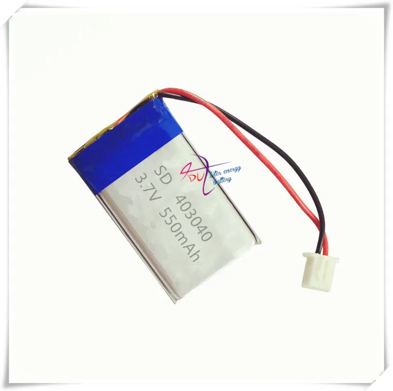 XHR-2P 2,54 550mAh 403040 3,7 V полимерный литий-ионный аккумулятор