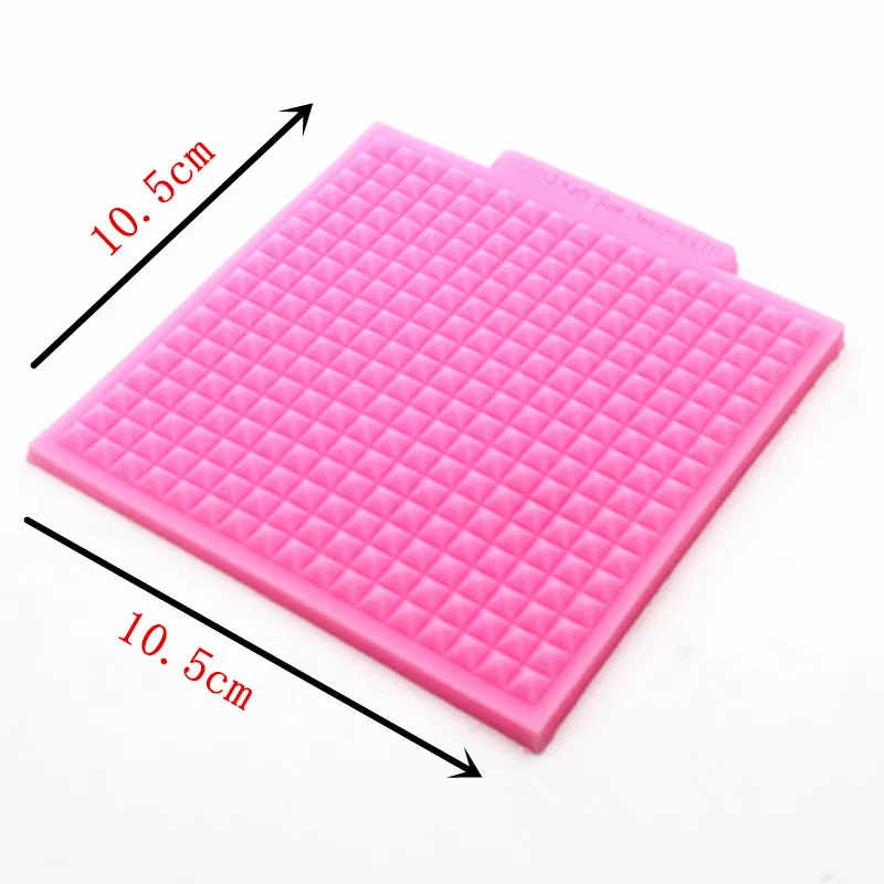 P299 double sugar silicone impression super light soft clay TaoCai mold manual biscuits small grid woven texture pad | Дом и сад