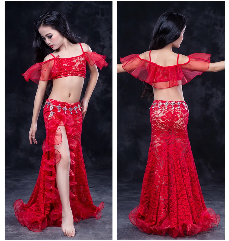 Buy Girls Professional belly dancing clothes luxury