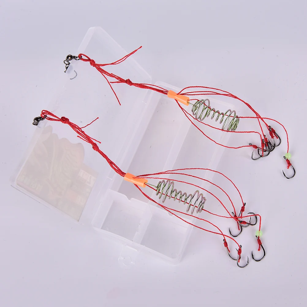 2pcs/lot Fishing Hook off Explosion High quality Capture Ability Fishing Hook Explosion Hook Fishing Lure Tackle Box