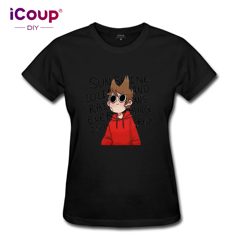 Iрегулятор женский Eddsworld Tord 100% хлопок с коротким рукавом|Футболки| |