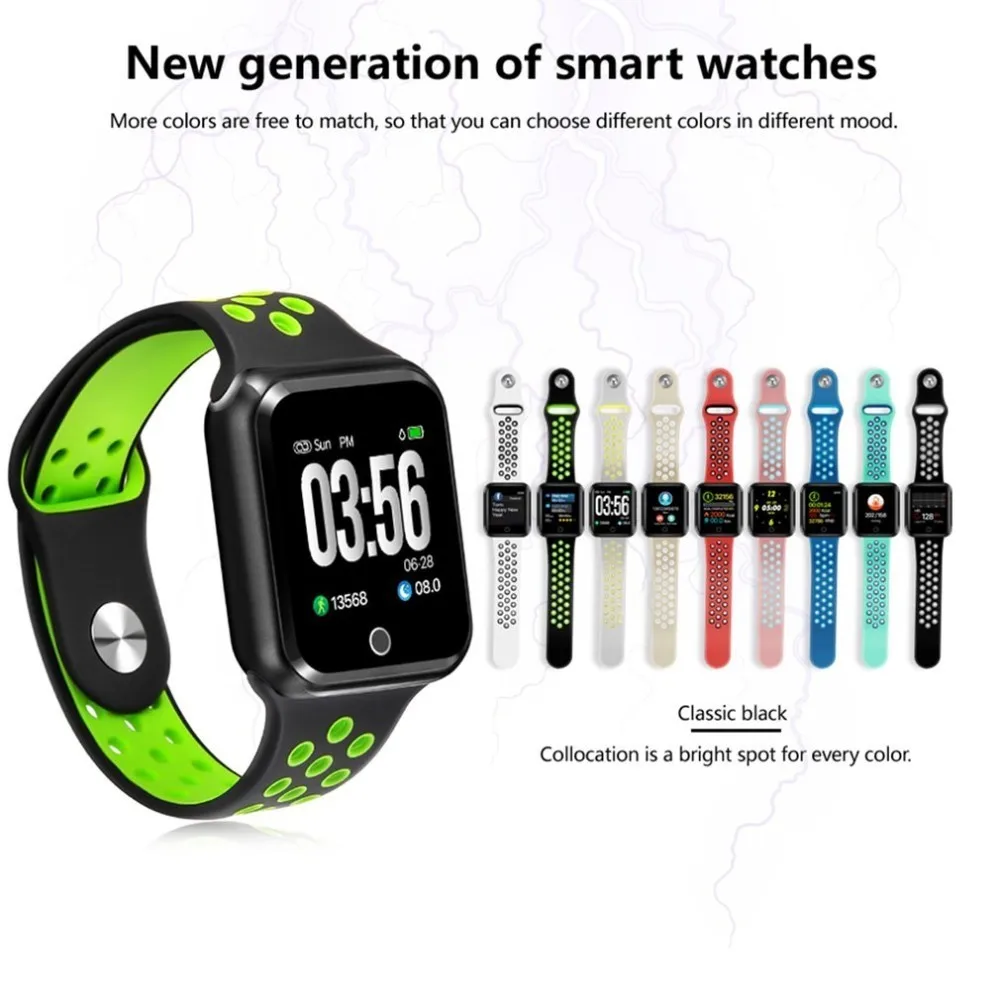 

ONLENY 2019 Smart Watch Women Men Sport Modes Bluetooth Waterproof Heart Rate Monitor Blood Pressure For iPhone IOS Android