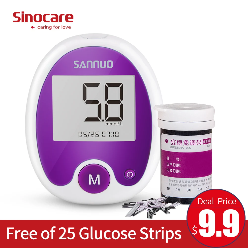 Free Blood Glucose Meter >> Sinocare Blood Glucose Meter Send Freetest Strips 25 Needles Anwen Free Blood Glucose Meter >> Sinocare Blood Glucose Meter Send Freetest Strips 25 Needles Anwen