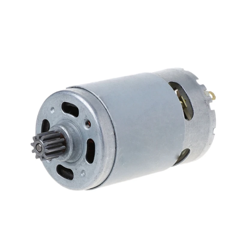 

RS550 High Speed Model DC Motor 12V 15000 RPM Gearbox 0.8M 10 Teeth Gear Engine