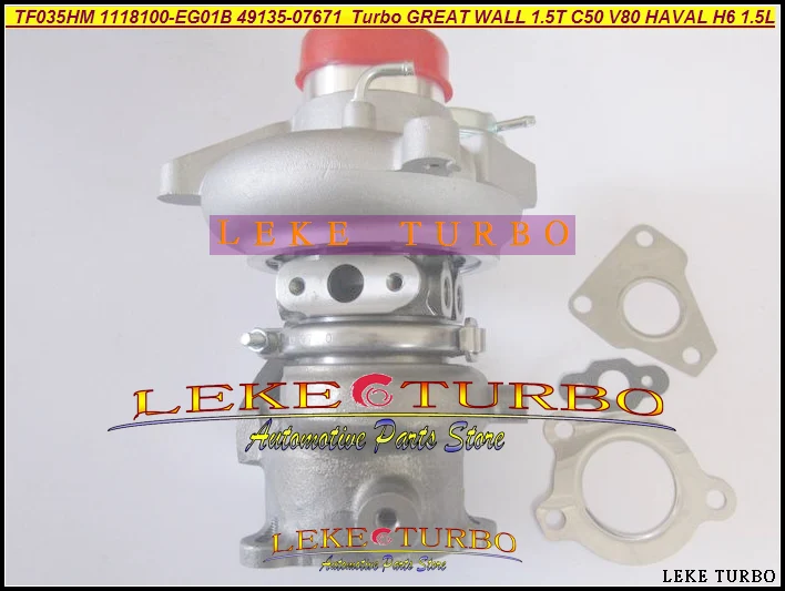 TF035HM 1118100-EG01B 49135-07671 07671 1118100EG01B Turbo For GREAT WALL GW 1.5T C50 V80 HAVAL H6 GW4G15T GW4G15B 1.5L (3)