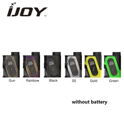 IJOY CAPO 100 Вт 20700 Squonker MOD 18650 Вт электронная сигарета Mod без 100 батарея Топ батарея слот и большой огонь Кнопка поле Mod