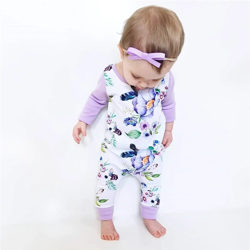 2017 Autumn Floral Children Pajamas Romper Newborn Infant Baby Girls Clothes Cotton Long Sleeve Jumpsuit Overall Outfit 2017 Autumn Floral Children Pajamas Romper Newborn Infant Baby Girls Clothes Cotton Long Sleeve Jumpsuit Overall Outfit