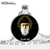 Collar de Saint Charbel con imagen artística de NS-00804, joya de cúpula de cristal, St Charbel, colgante para rezar, para religiosos, HZ1, nuevo diseño ► Foto 1/6