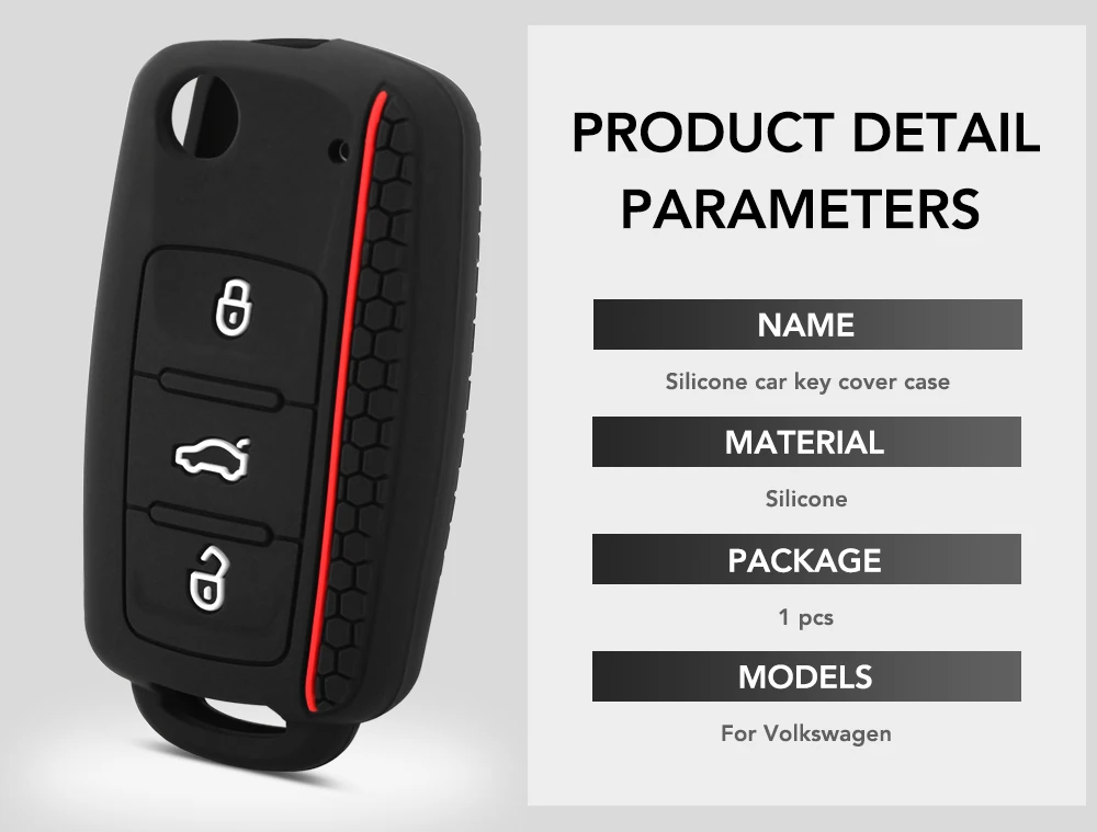 Силиконовый чехол для ключей от машины для VW Golf POLO Bora для Seat Leon Toledo Altea Ibiza крышка Skoda Keyless пульт дистанционного управления Fob корпус держатель