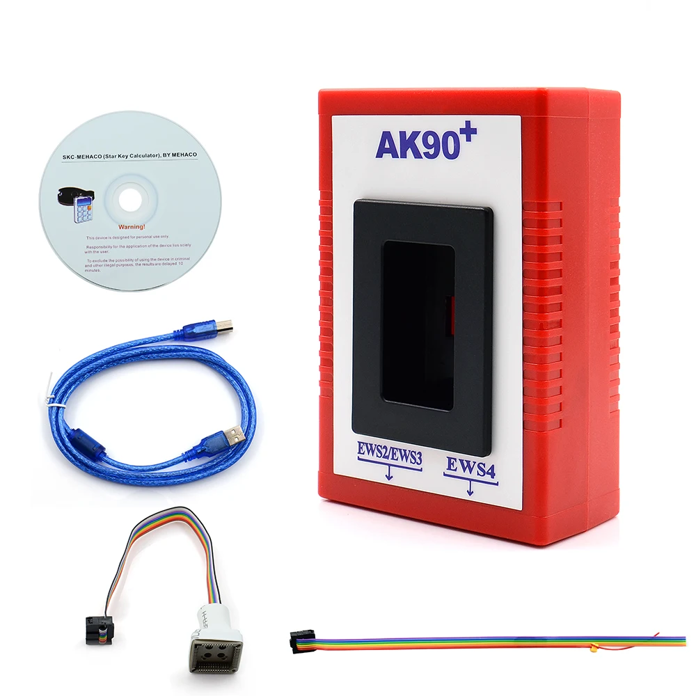 Новейший V3.19 AK90 ключ программист AK90+ для всех BMW EWS от 1995-2005 OBD2 Копировать ключи автомобиля по лучшей цене