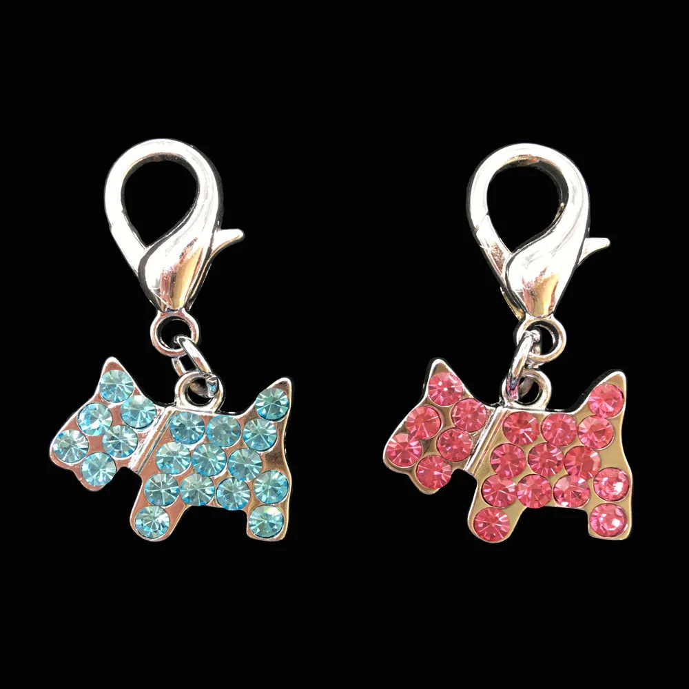 2 шт. горный хрусталь милый ошейник для собак pet Charm Pet Jewelry Cat ошейник кулон Bone ожерелье ошейник Щенок Ошейник аксессуар