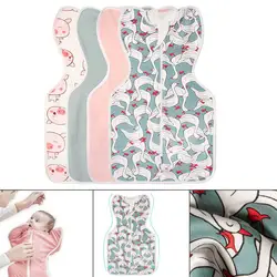 Для новорожденных хлопчатобумажная накидка Swadding одеяло для сна сумка для новорожденных NSV775