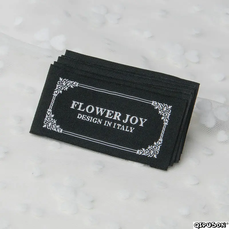 DH057 логотип на заказ брендовые тканые этикетки для одежды одежды|Этикетки одежды|