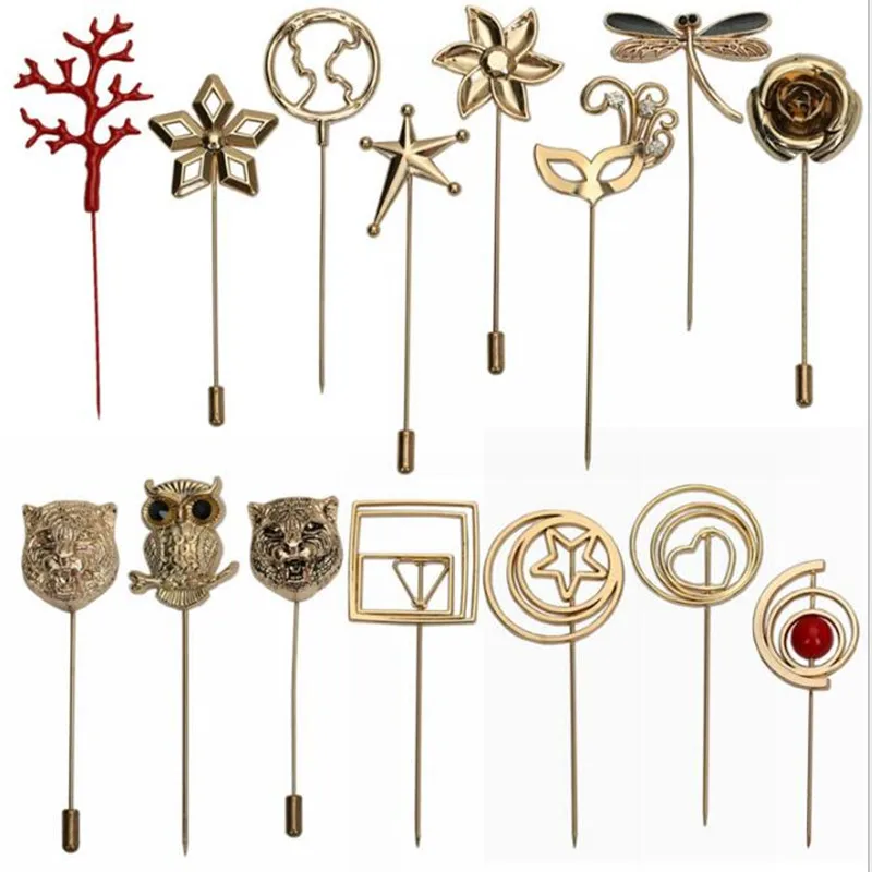 Bovvsky زهرة التلبيب دبابيس للرجال دعوى الاكسسوارات قناع بروش دبابيس حفل زفاف الديكور هدايا مجوهرات بروشيه